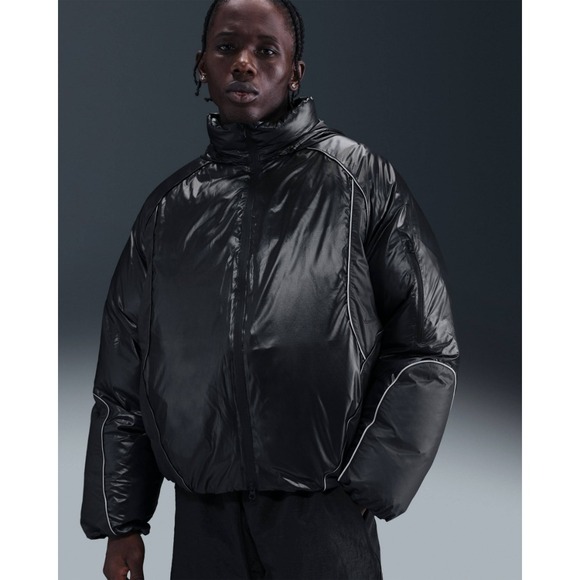 Nike Other - Mens Size XL Nike Bubble Jacket Tech Hooded Loose Fit Full Zip Black II3869-010